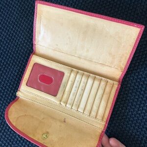 Vintage Dooney & Burke Pink Wallet